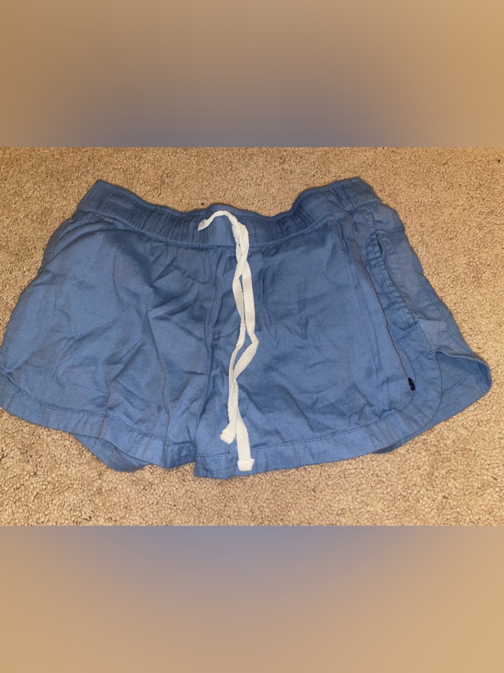 Roxy Blue Drawstring 
 Shorts
